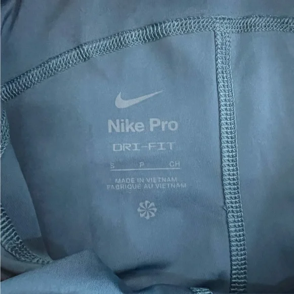 NWOT Nike Pro Dri Fit 3” Athletic Running shorts navy blue orange small - Picture 11 of 15